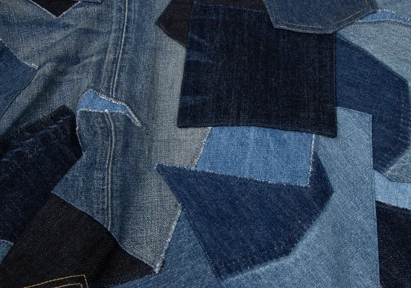 JUNYA WATANABE CAOMME des GARCONS denim Patchwork Skirt K-167122_012