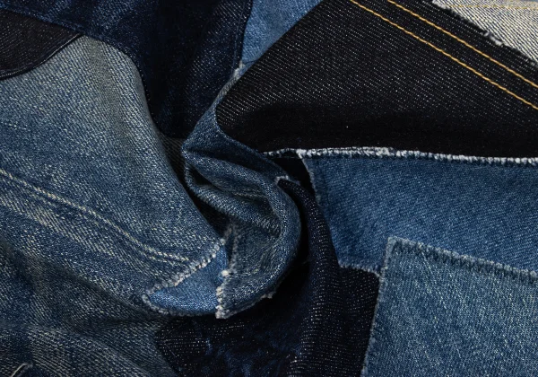 JUNYA WATANABE CAOMME des GARCONS denim Patchwork Skirt K-167122_013