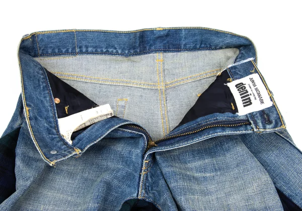 JUNYA WATANABE COMME des GARCONS denim Check Switching Skirt K-167124_006