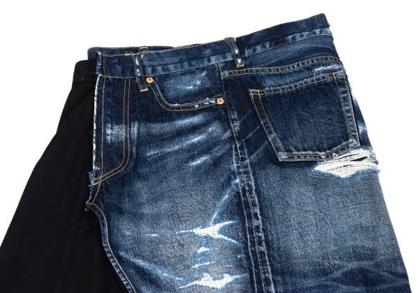JUNYA WATANABE COMME des GARCONS denim Wool Switching Skirt K-167125_003