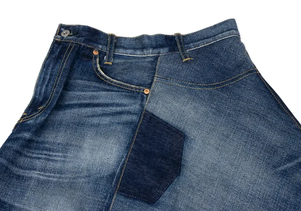 JUNYA WATANABE COMME des GARCONS denim Remake Denim Skirt K-167126_003