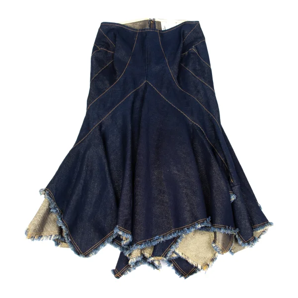 JUNYA WATANABE COMME des GARCONS denim Lame Weave Skirt K-167129_002