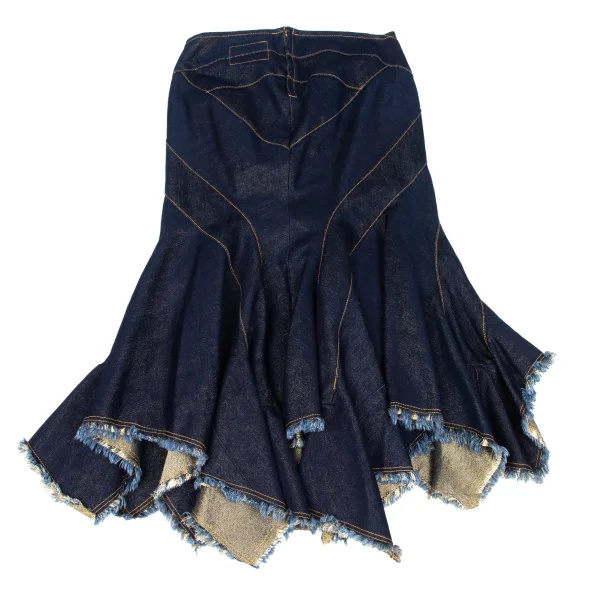 JUNYA WATANABE COMME des GARCONS denim Lame Weave Skirt K-167129_006