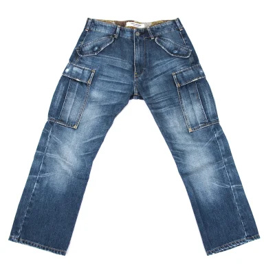 JUNYA WATANABE COMME des GARCONS denim Camo Print Inside Denim Cargo Pants