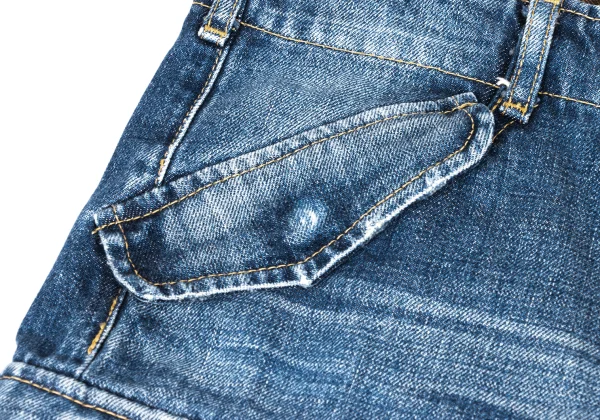 JUNYA WATANABE COMME des GARCONS denim Camo Print Inside Denim Cargo Pants K-167131_004