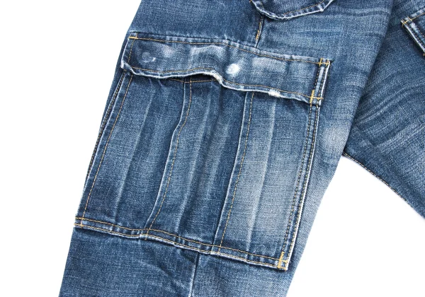 JUNYA WATANABE COMME des GARCONS denim Camo Print Inside Denim Cargo Pants K-167131_007