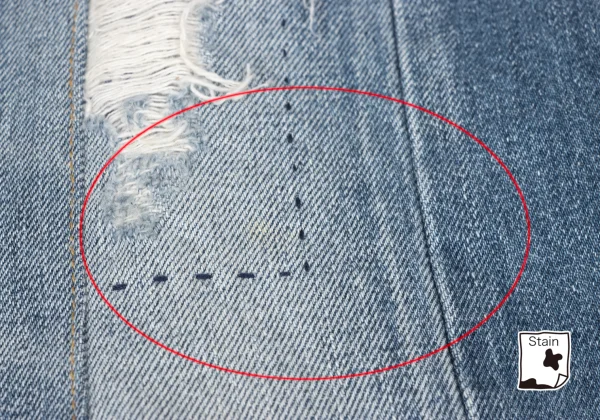 JUNYA WATANABE COMME des GARCONS Animal Printed Distressed Denim Skirt K-167133_008