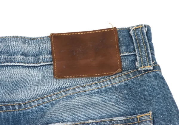 JUNYA WATANABE COMME des GARCONS Animal Printed Distressed Denim Skirt K-167133_014