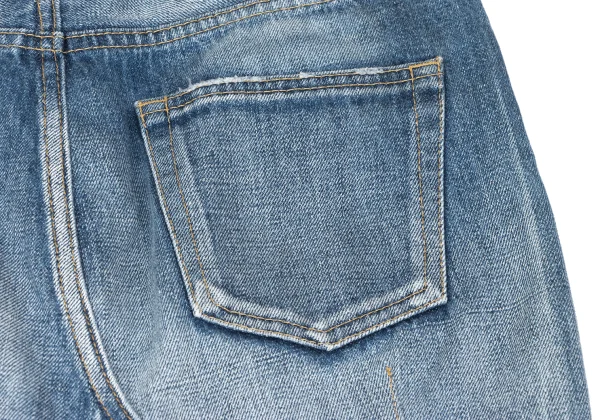 JUNYA WATANABE COMME des GARCONS Animal Printed Distressed Denim Skirt K-167133_015