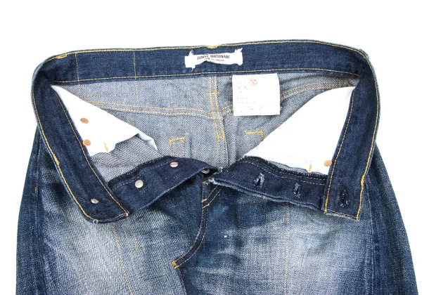 JUNYA WATANABE COMME des GARCONS Mixed-material Tiered Denim Mermaid Skirt K-167134_009