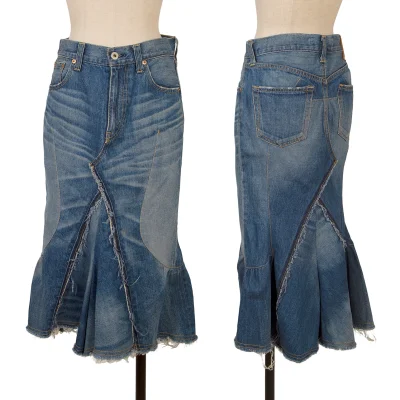 JUNYA WATANABE COMME des GARCONS Cutting Denim Mermaid Skirt