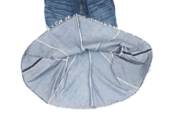 JUNYA WATANABE COMME des GARCONS Cutting Denim Mermaid Skirt K-167136_011
