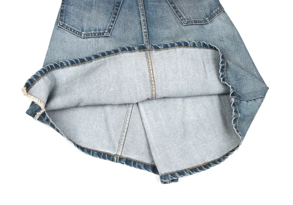 JUNYA WATANABE COMME des GARCONS Front And Rear Flip Design Denim Skirt K-167138_006