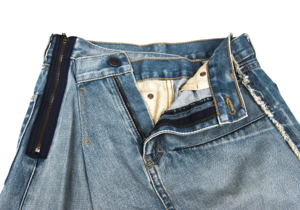 JUNYA WATANABE COMME des GARCONS Front And Rear Flip Design Denim Skirt K-167138_011