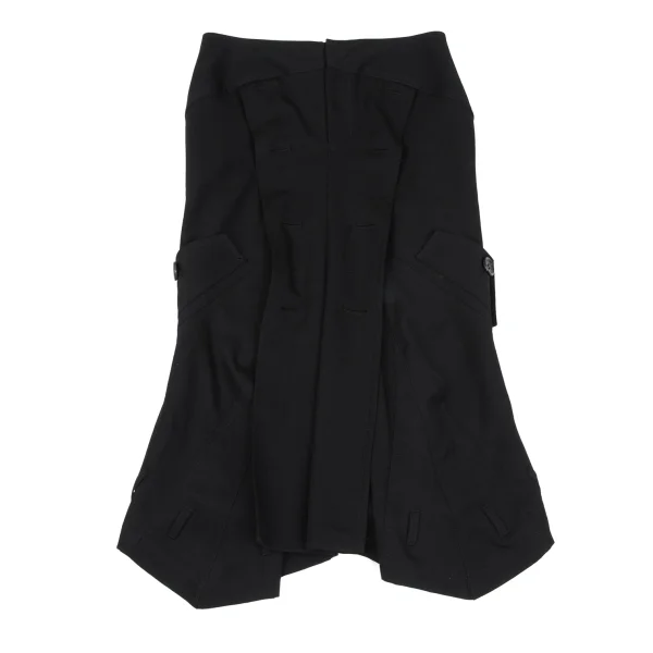 JUNYA WATANABE COMME des GARCONS Reconstructed Wool Gabardine Trench Pants K-167140_002