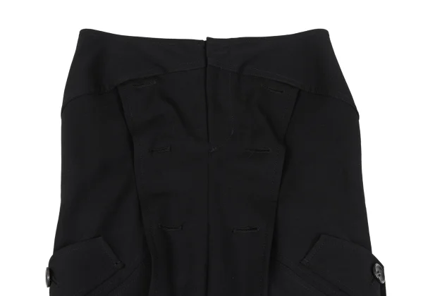 JUNYA WATANABE COMME des GARCONS Reconstructed Wool Gabardine Trench Pants K-167140_003