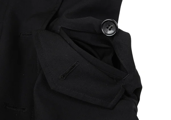 JUNYA WATANABE COMME des GARCONS Reconstructed Wool Gabardine Trench Pants K-167140_007