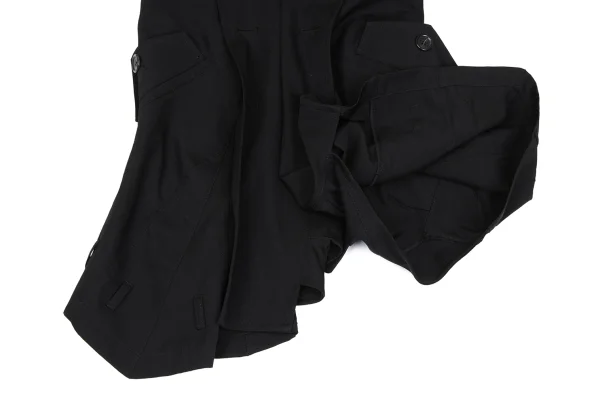 JUNYA WATANABE COMME des GARCONS Reconstructed Wool Gabardine Trench Pants K-167140_008