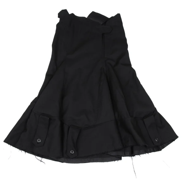 JUNYA WATANABE COMME des GARCONS Wool Reconstruction Design Flare Skirt K-167141_002