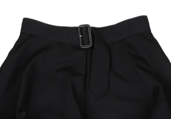 JUNYA WATANABE COMME des GARCONS Wool Gaba Trench Reconstructed Flared Skirt K-167142_003