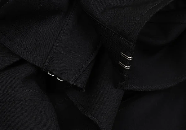 JUNYA WATANABE COMME des GARCONS Wool Gaba Trench Reconstructed Flared Skirt K-167142_005