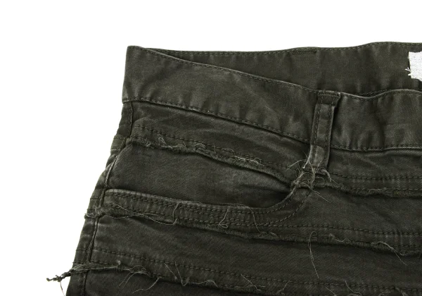 UNDERCOVER Cotton Patchwork Skinny Pants K-167147_004