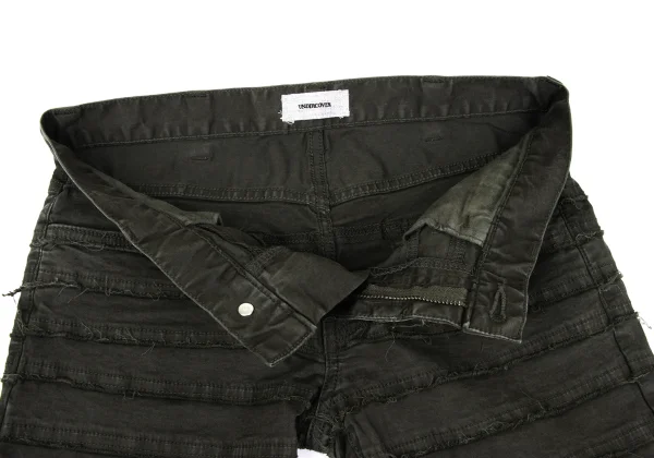 UNDERCOVER Cotton Patchwork Skinny Pants K-167147_005