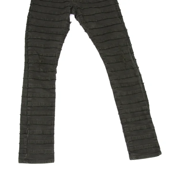 UNDERCOVER Cotton Patchwork Skinny Pants K-167147_006
