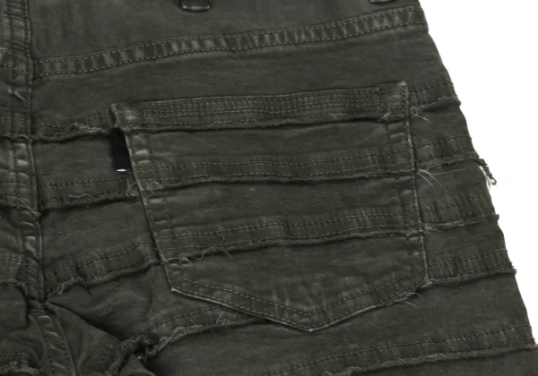 UNDERCOVER Cotton Patchwork Skinny Pants K-167147_009