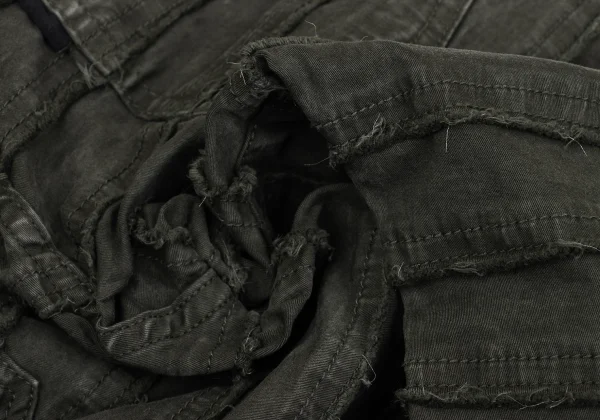 UNDERCOVER Cotton Patchwork Skinny Pants K-167147_011