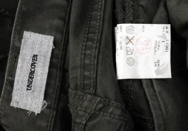 UNDERCOVER Cotton Patchwork Skinny Pants K-167147_012