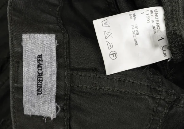 UNDERCOVER Cotton Patchwork Skinny Pants K-167147_013