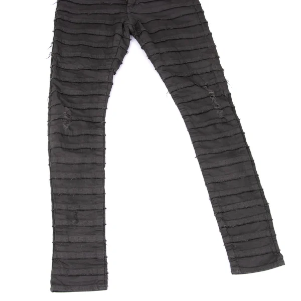 UNDERCOVER Cotton Patchwork Skinny Pants K-167148_006