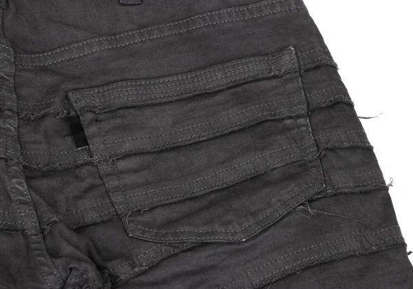 UNDERCOVER Cotton Patchwork Skinny Pants K-167148_009