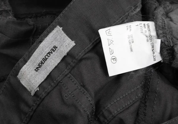 UNDERCOVER Cotton Patchwork Skinny Pants K-167148_013