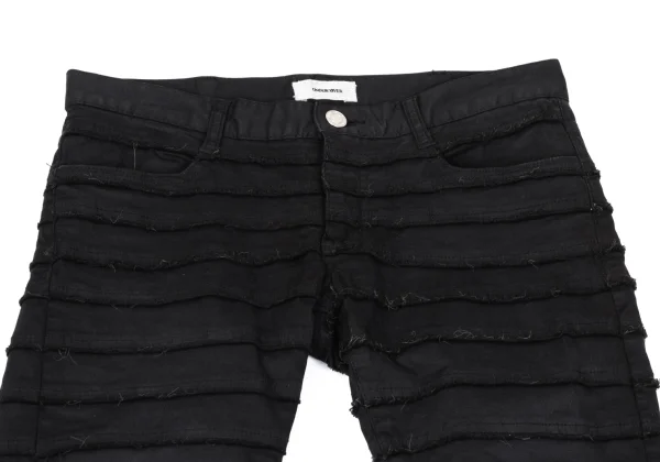 UNDERCOVER Cotton Patchwork Skinny Pants K-167149_002