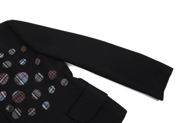 Yohji Yamamoto NOIR Dot Check Wool Jacket K-167150_009