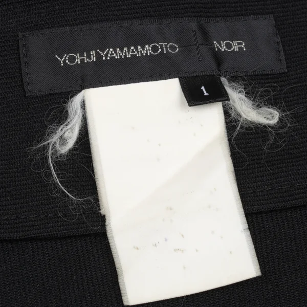 Yohji Yamamoto NOIR Dot Check Wool Flare Skirt K-167151_011