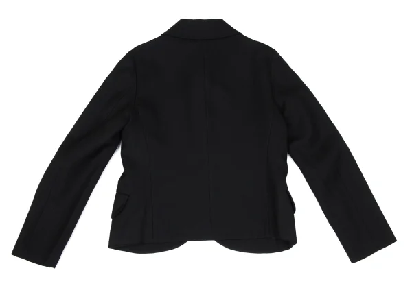 ヨウジヤマモト ノアールYohji Yamamoto NOIR ドットチェックウールセットアップ 黒1 K-167152_011