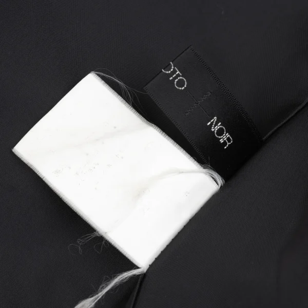 ヨウジヤマモト ノアールYohji Yamamoto NOIR ドットチェックウールセットアップ 黒1 K-167152_020