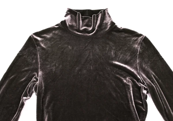 Yohji Yamamoto FEMME Velour Turtle Neck T Shirt K-167154_003