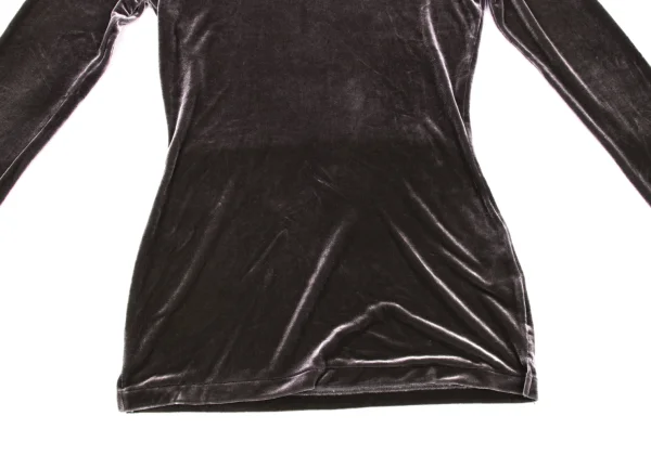 Yohji Yamamoto FEMME Velour Turtle Neck T Shirt K-167154_008