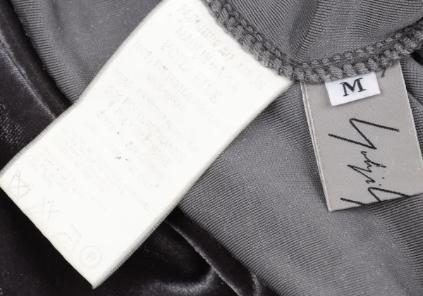 Yohji Yamamoto FEMME Velour Turtle Neck T Shirt K-167154_012