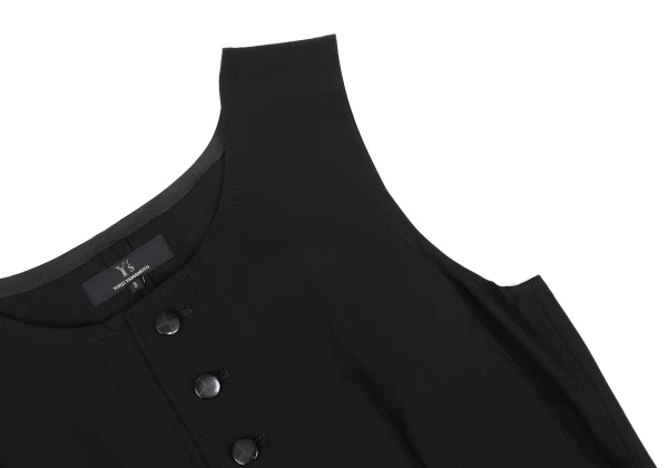 Y's Wool Gaba Vest Design Dress K-167155_006