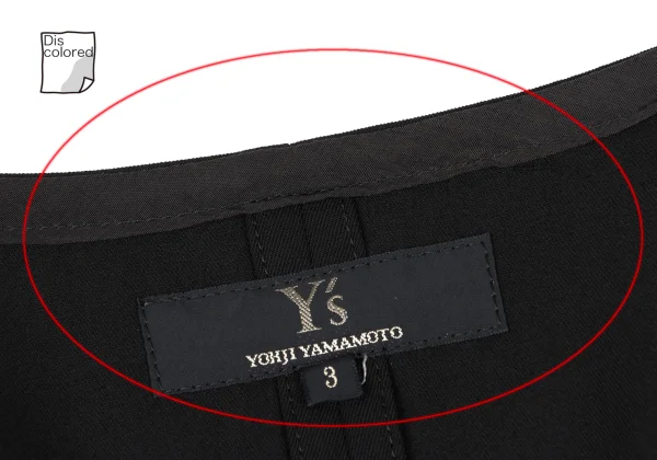 Y's Wool Gaba Vest Design Dress K-167155_009