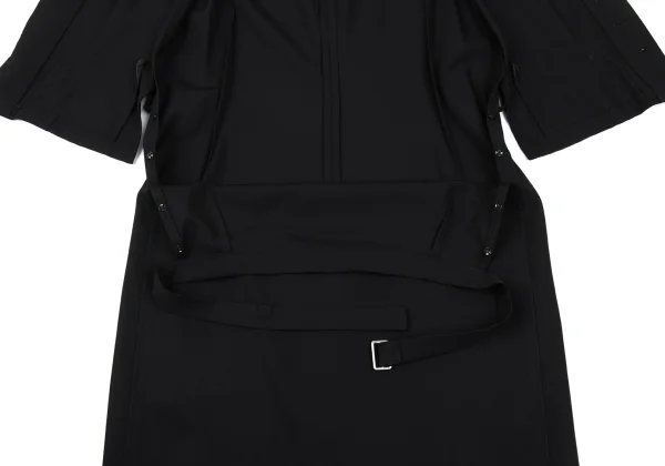 Y's Wool Gaba Vest Design Dress K-167155_012