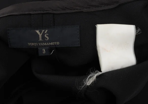 Y's Wool Gaba Vest Design Dress K-167155_020