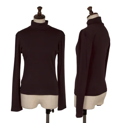 Y's Turtle Neck Wool Top