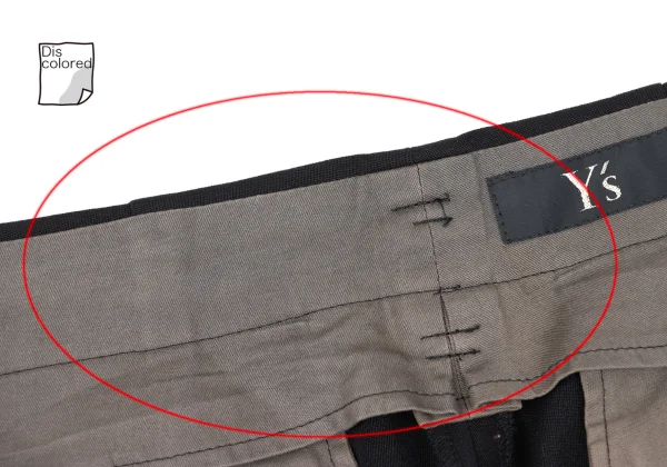 Y's Wool Tuck Wide Pants K-167158_006