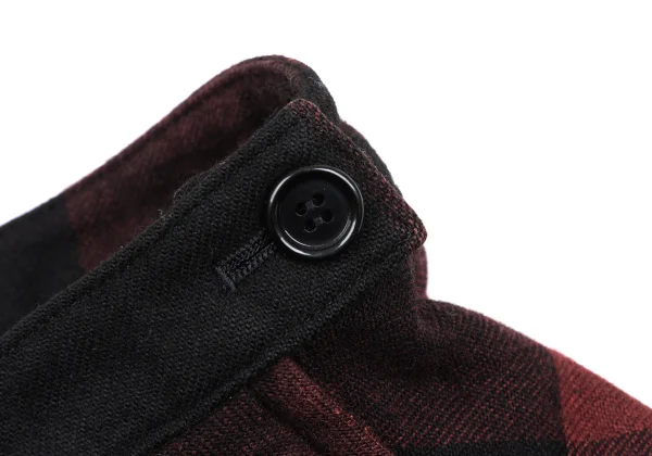 Y's Wool Poly Check Flare Skirt K-167161_005